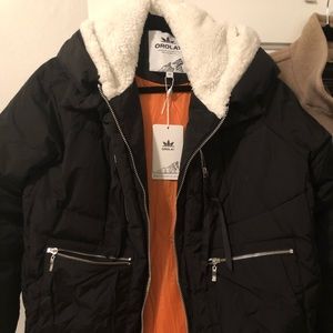 NWT black Orolay puffer coat.